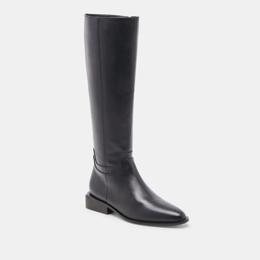 VERDI BOOTS BLACK LEATHER^Dolce Vita Outlet