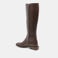 VERDI WIDE CALF BOOTS WALNUT LEATHER^Dolce Vita Outlet