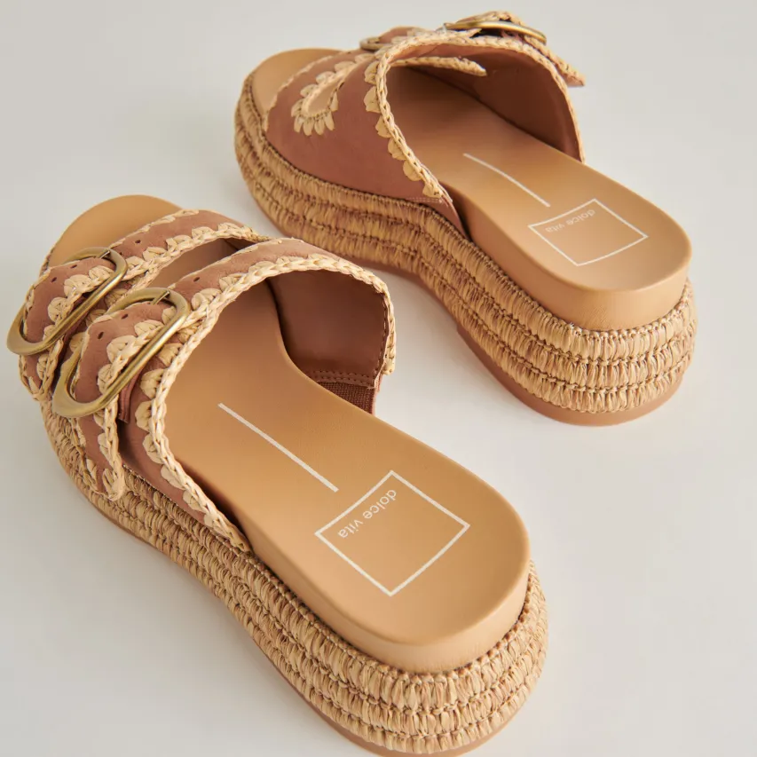 WANIKA SANDALS BROWN NUBUCK^Dolce Vita Online