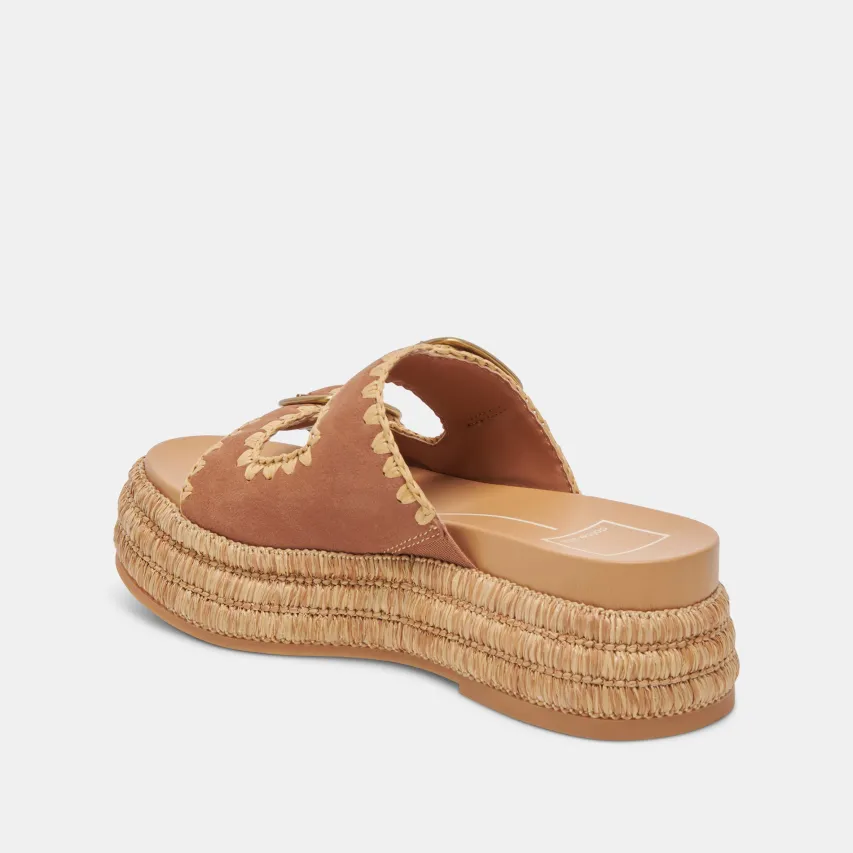 WANIKA SANDALS BROWN NUBUCK^Dolce Vita Online