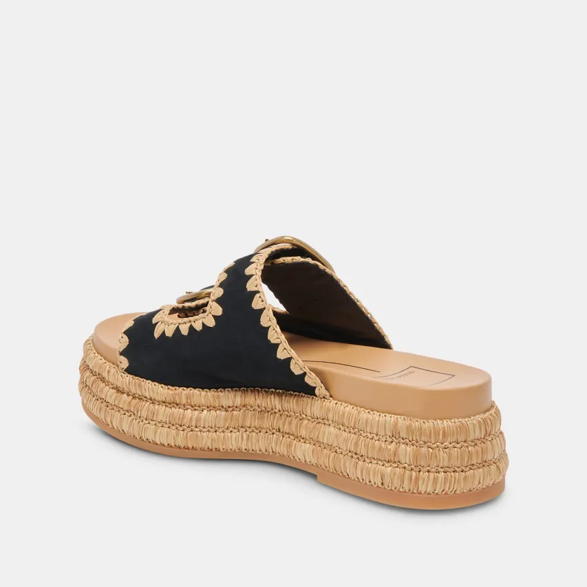 WANIKA SANDALS ONYX NUBUCK^Dolce Vita Fashion
