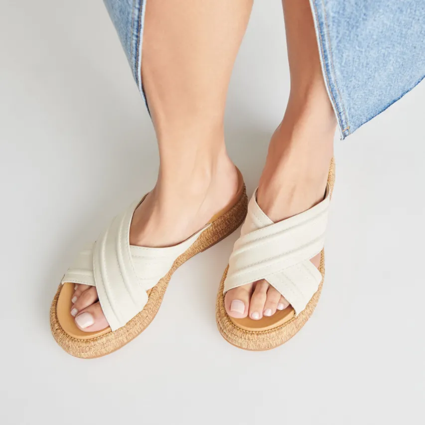 WESLEE SANDALS IVORY LEATHER^Dolce Vita Discount