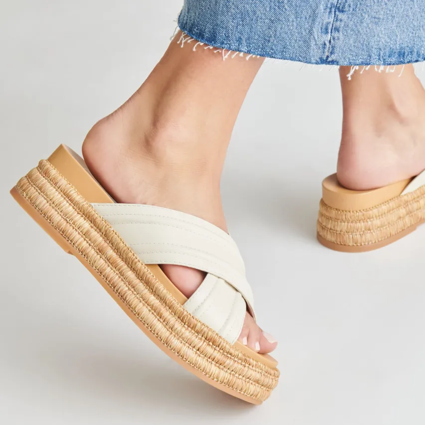 WESLEE SANDALS IVORY LEATHER^Dolce Vita Discount
