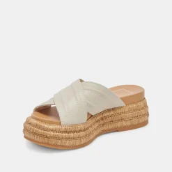WESLEE SANDALS IVORY LEATHER^Dolce Vita Discount