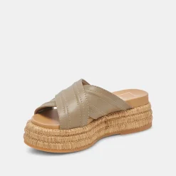WESLEE SANDALS OLIVE LEATHER^Dolce Vita Best