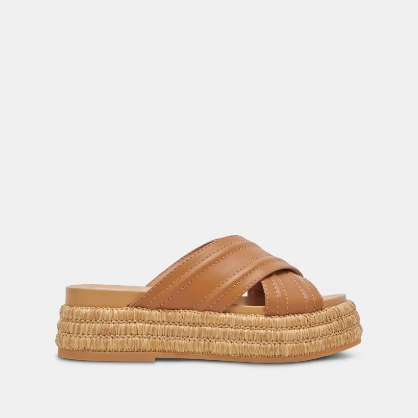 WESLEE SANDALS TAN LEATHER^Dolce Vita Online
