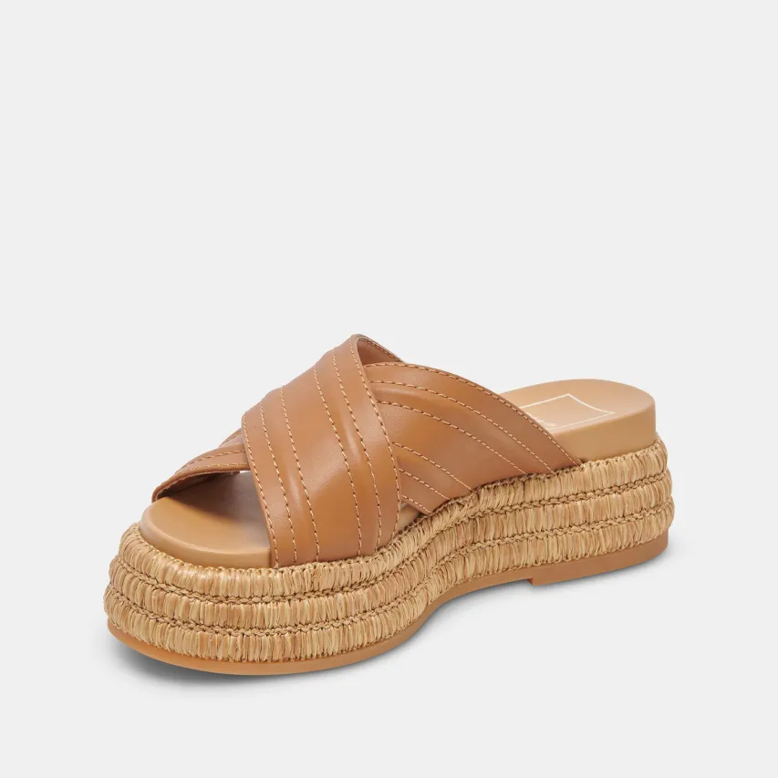 WESLEE SANDALS TAN LEATHER^Dolce Vita Online