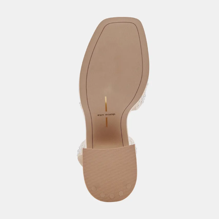 WESSI PEARL HEELS VANILLA PEARLS^Dolce Vita Clearance