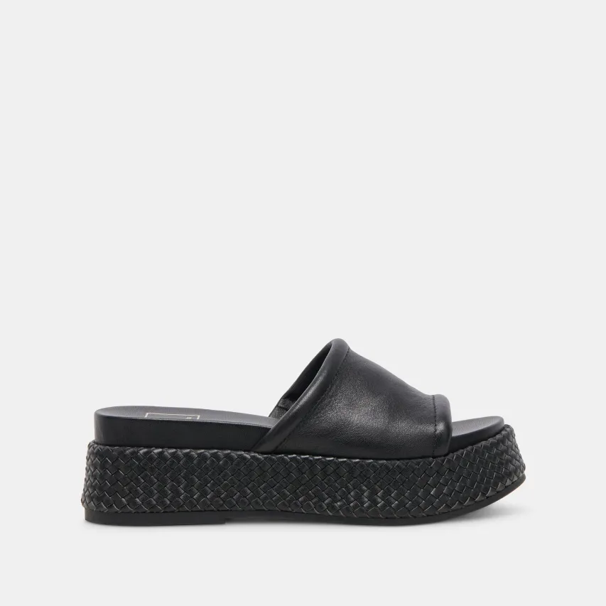 WIMSYN SANDALS BLACK LEATHER^Dolce Vita Hot