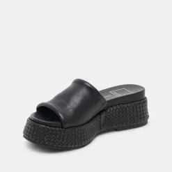 WIMSYN SANDALS BLACK LEATHER^Dolce Vita Hot
