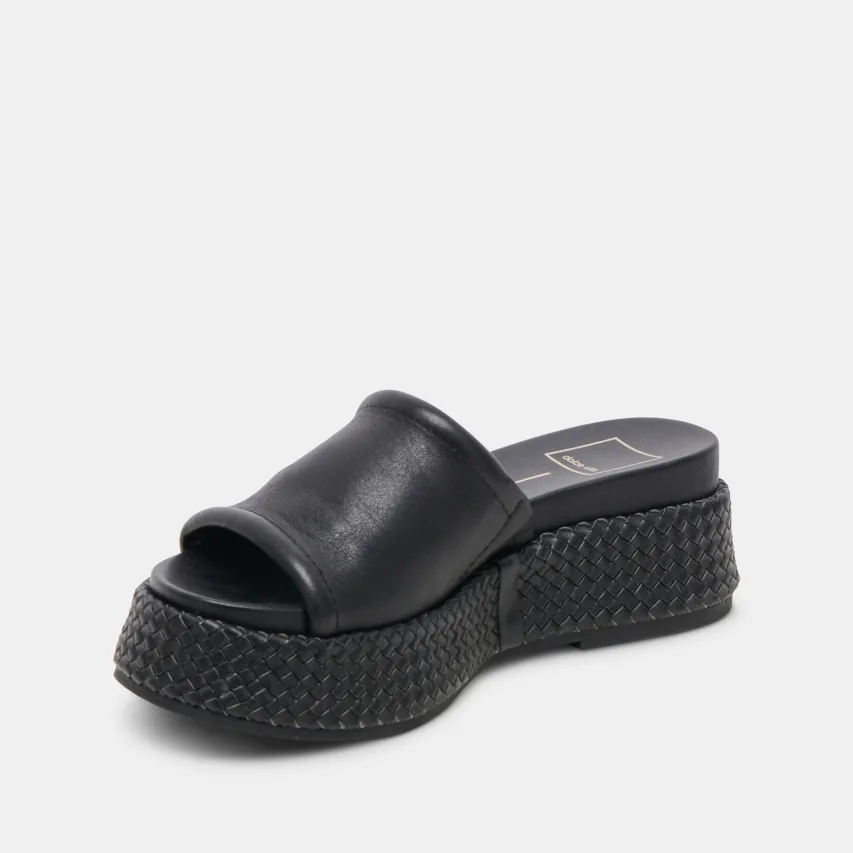 WIMSYN SANDALS BLACK LEATHER^Dolce Vita Hot
