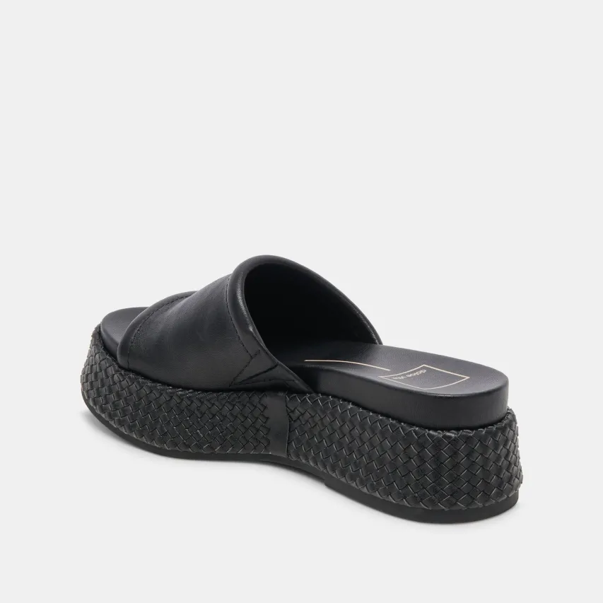 WIMSYN SANDALS BLACK LEATHER^Dolce Vita Hot
