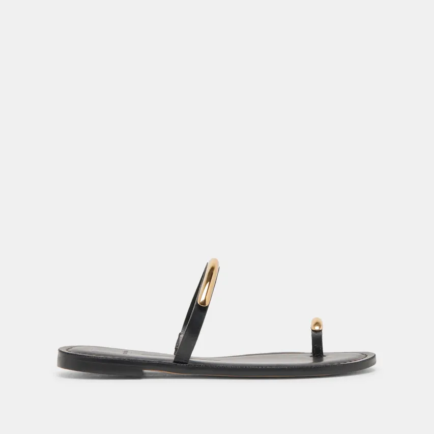 WINK SANDALS BLACK LEATHER^Dolce Vita Sale