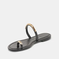 WINK SANDALS BLACK LEATHER^Dolce Vita Sale