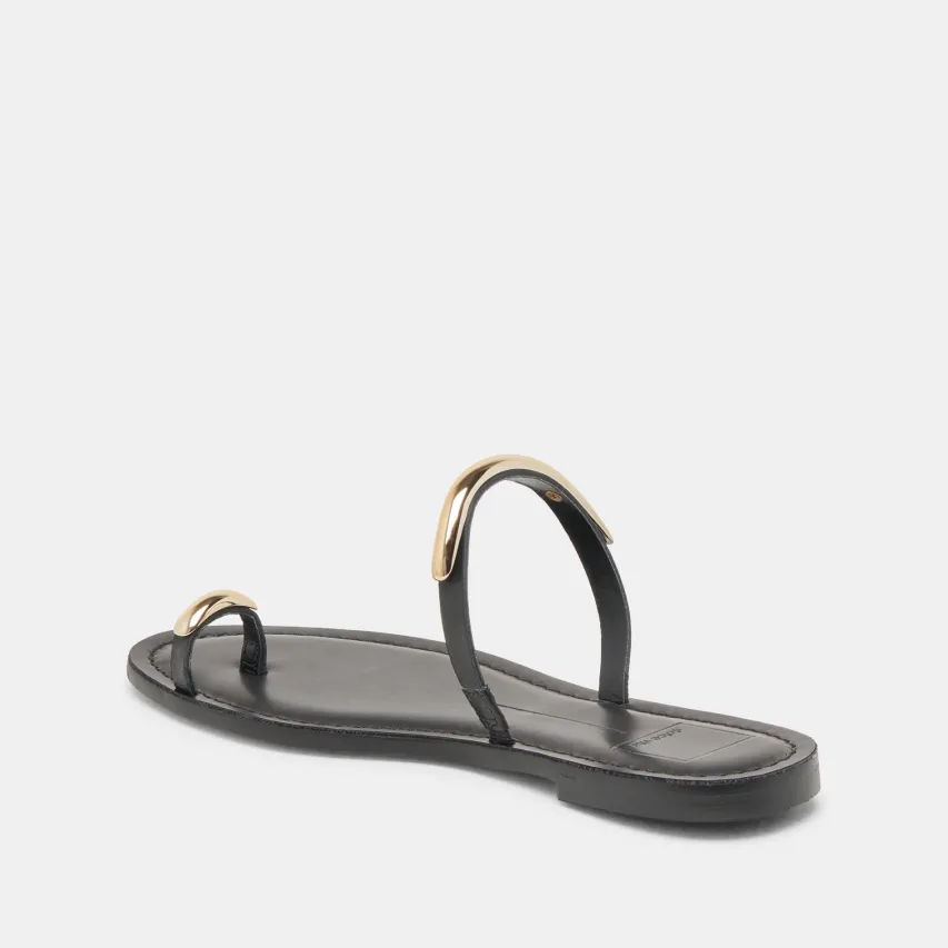 WINK SANDALS BLACK LEATHER^Dolce Vita Sale