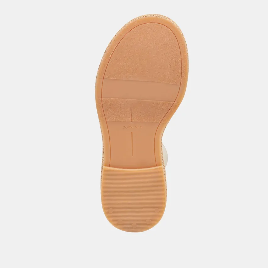 WRILEY SANDALS CREME WOVEN RAFFIA^Dolce Vita Discount