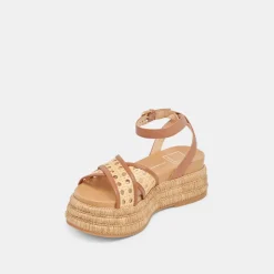 WRILEY SANDALS SADDLE WOVEN RAFFIA^Dolce Vita Discount
