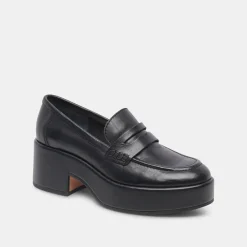 YANNI LOAFERS BLACK LEATHER^Dolce Vita Sale