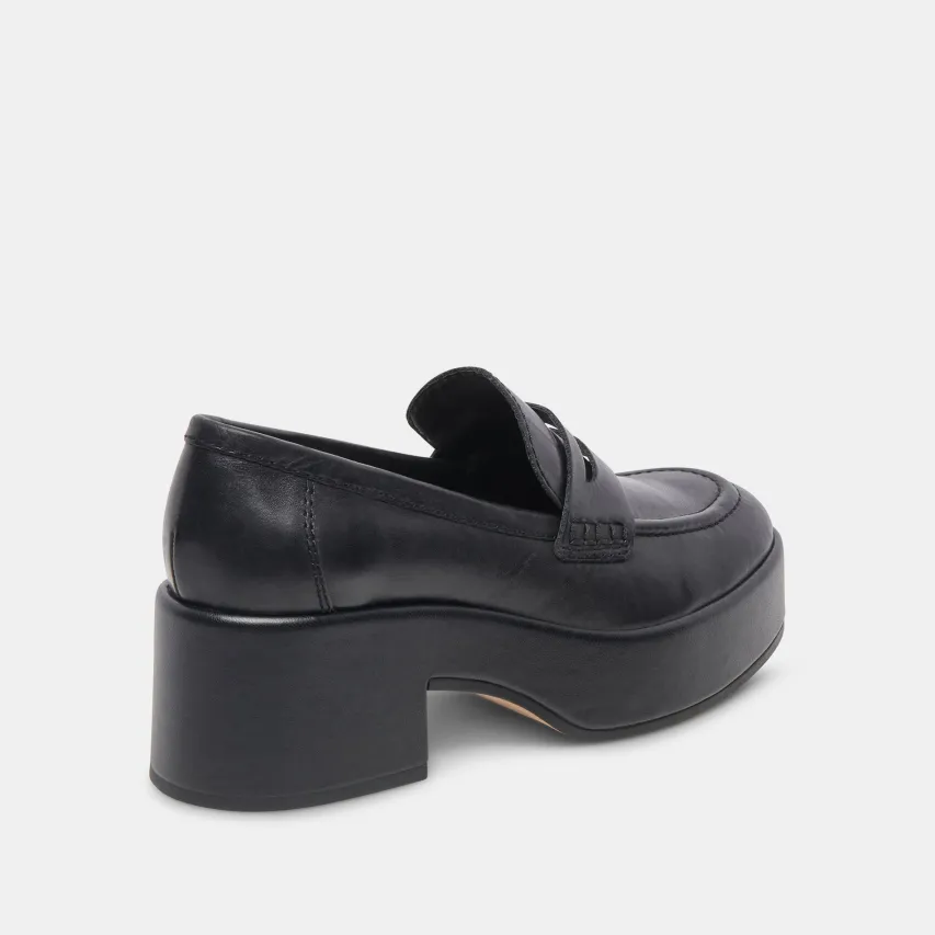 YANNI LOAFERS BLACK LEATHER^Dolce Vita Sale