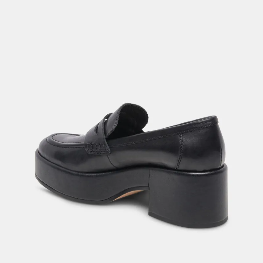 YANNI LOAFERS BLACK LEATHER^Dolce Vita Sale
