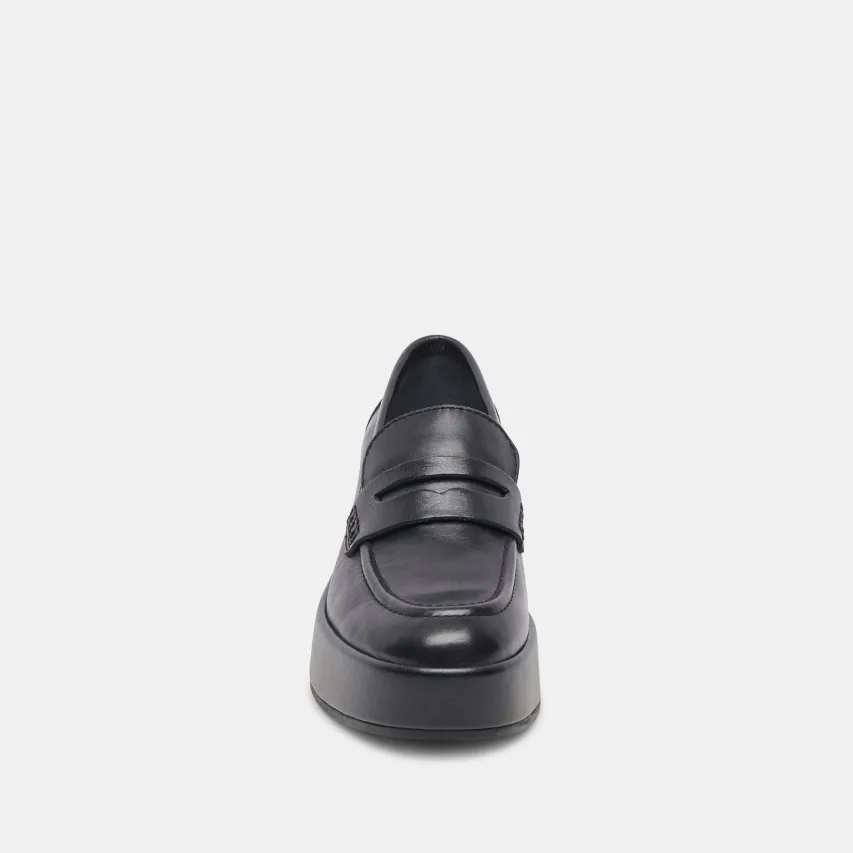 YANNI LOAFERS BLACK LEATHER^Dolce Vita Sale