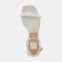 ZALIMA HEELS VANILLA PEARLS^Dolce Vita Best