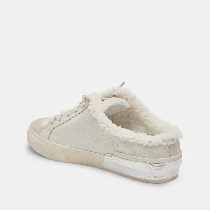 ZANTEL SNEAKERS OFF WHITE CRACKLED LEATHER^Dolce Vita Clearance