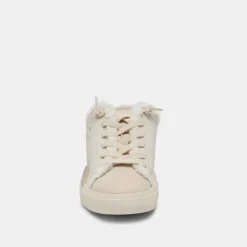 ZANTEL SNEAKERS OFF WHITE CRACKLED LEATHER^Dolce Vita Clearance