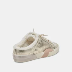 ZANTEL SNEAKERS PLATINUM DISTRESSED LEATHER^Dolce Vita Online