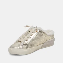 ZANTEL SNEAKERS PLATINUM DISTRESSED LEATHER^Dolce Vita Online
