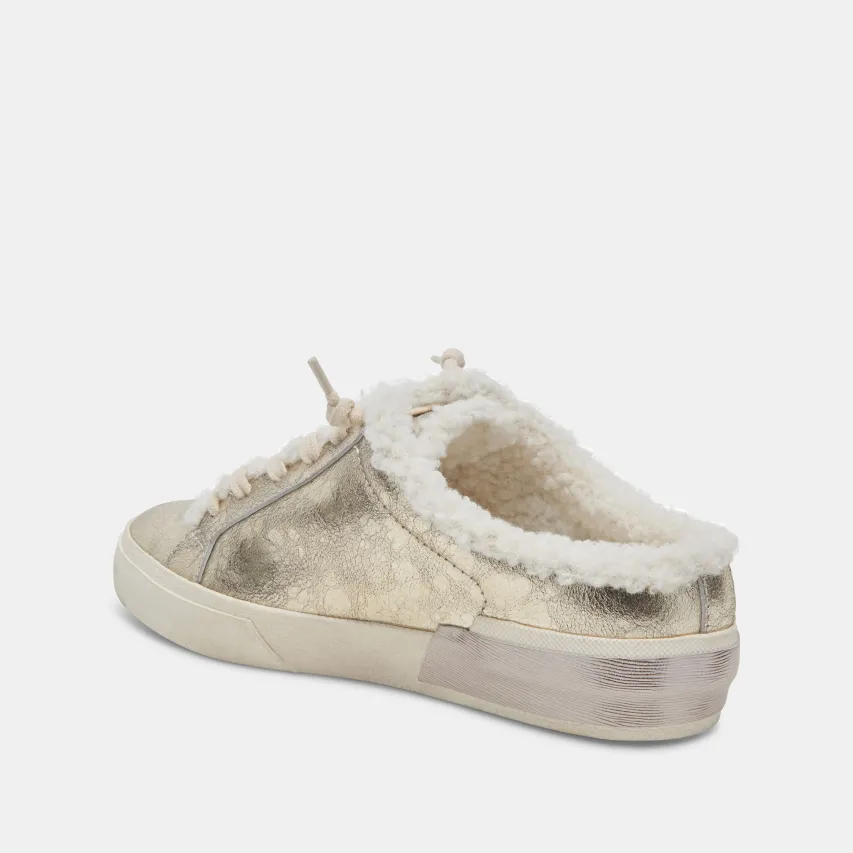 ZANTEL SNEAKERS PLATINUM DISTRESSED LEATHER^Dolce Vita Online