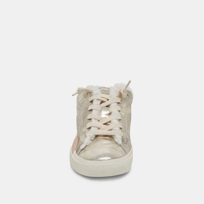 ZANTEL SNEAKERS PLATINUM DISTRESSED LEATHER^Dolce Vita Online