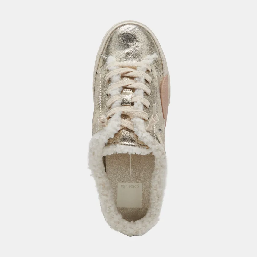 ZANTEL SNEAKERS PLATINUM DISTRESSED LEATHER^Dolce Vita Online