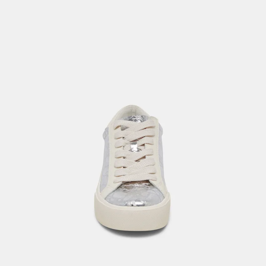 ZAYN 360 SNEAKERS SILVER DISTRESSED LEATHER^Dolce Vita Discount