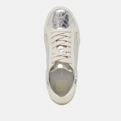 ZAYN 360 SNEAKERS SILVER DISTRESSED LEATHER^Dolce Vita Discount