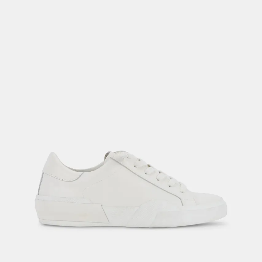 ZINA 360 SNEAKERS WHITE RECYCLED LEATHER^Dolce Vita Fashion