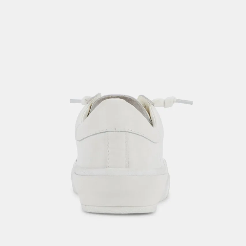 ZINA 360 SNEAKERS WHITE RECYCLED LEATHER^Dolce Vita Fashion