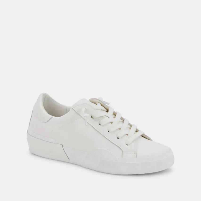 ZINA 360 SNEAKERS WHITE RECYCLED LEATHER^Dolce Vita Fashion