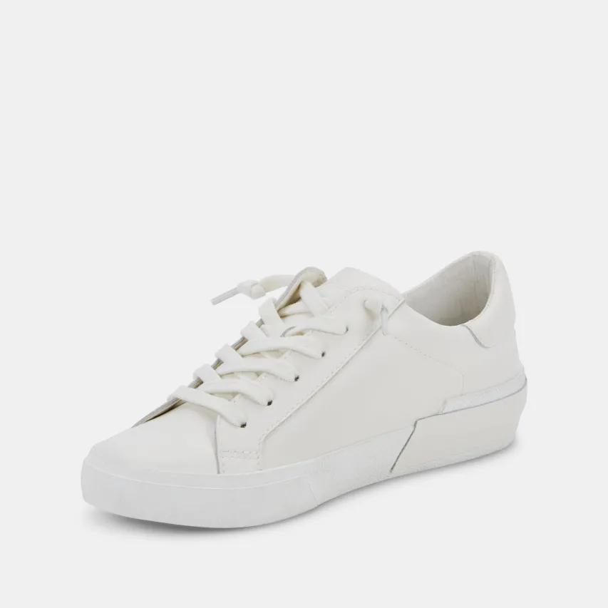 ZINA 360 SNEAKERS WHITE RECYCLED LEATHER^Dolce Vita Fashion
