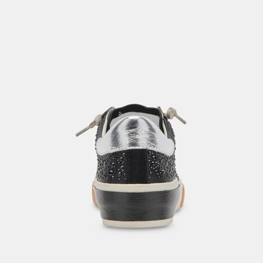 ZINA CRYSTAL SNEAKERS BLACK SUEDE^Dolce Vita Hot