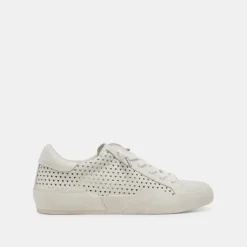 ZINA PERF 360 SNEAKERS WHITE LEATHER^Dolce Vita New