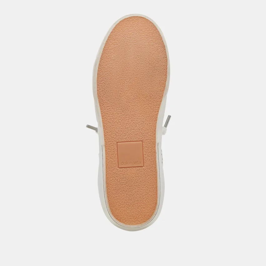 ZINA PERF 360 SNEAKERS WHITE LEATHER^Dolce Vita New