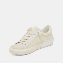 ZINA PLUSH SNEAKERS OFF WHITE WOVEN^Dolce Vita Online