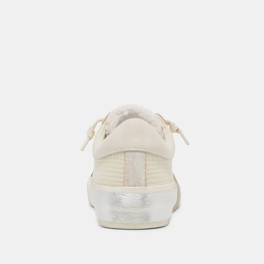 ZINA PLUSH SNEAKERS OFF WHITE WOVEN^Dolce Vita Online