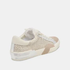 ZINA PLUSH SNEAKERS STONE CALF HAIR^Dolce Vita Outlet