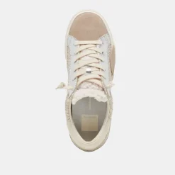 ZINA PLUSH SNEAKERS STONE CALF HAIR^Dolce Vita Outlet