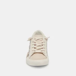 ZINA SNEAKERS BLACK WHITE EMBOSSED SNAKE^Dolce Vita Online