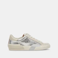 ZINA SNEAKERS CHROME DISTRESSED LEATHER^Dolce Vita Hot