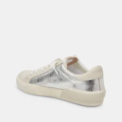 ZINA SNEAKERS CHROME DISTRESSED LEATHER^Dolce Vita Hot