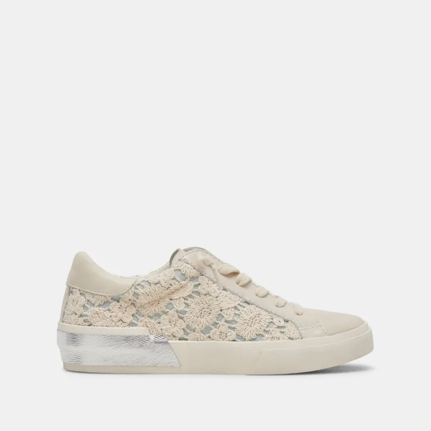 ZINA SNEAKERS CREAM BLUE LACE^Dolce Vita Online